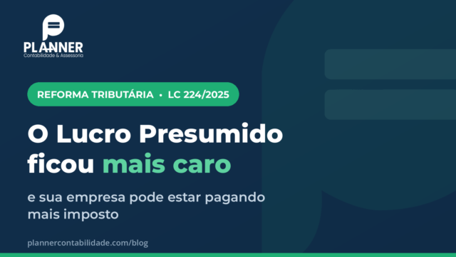 lucro presumido 2026