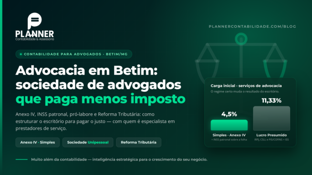 contabilidade para advogados em Betim
