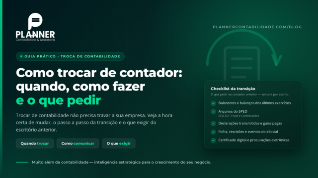 omo Trocar de Contador