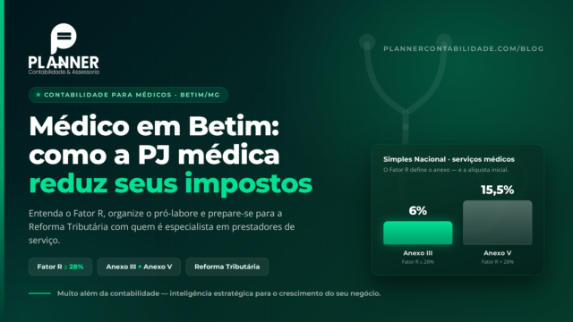 contabilidade para médicos em Betim