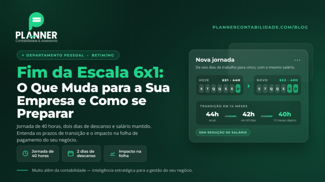 fim da escala 6x1